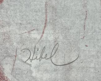 Edna Hibel Signed & Numbered Lithograph. Print Measures 24" W x 16" H. Photo 2 of 3.