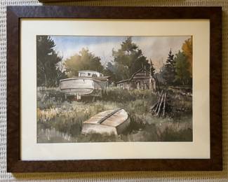 "Gone To Pasture," Jackson Port Door County. Signed By Artist. Photo 1 of 3.