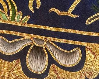 VTG Chinese Detailed Hand Embroidered Silk!