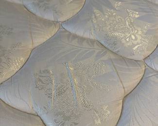 This is a terrific MCM Full Size Bed! COMPLETE for one price! Sterns and Foster Mattress ion Excellent condition! 