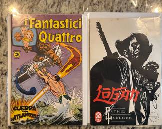 Fantastic Four in Spanish and LOGAN Path of the Warlord! 