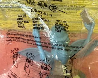 VERY COOL! Star Wars Episode 1 Phantom Menace Watto Character Cup Cover Taco Bell 1999 UNOPENED!