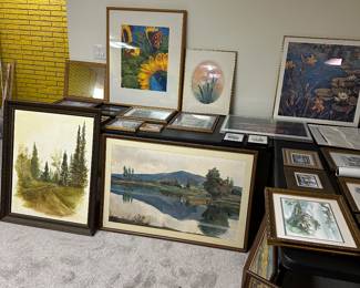 TONS of art! Many pieces are signed originals! 