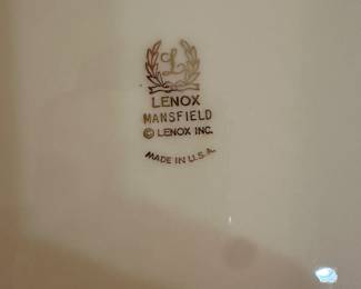 This is a BEAUTIFUL simple and elegant gold rimmed china! Service for 12 made by Lenox MANSFIELD pattern!