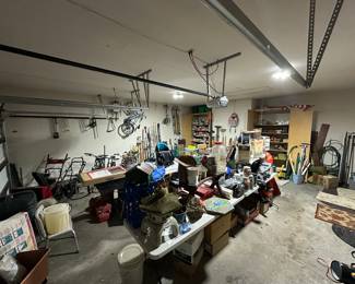 THE GARAGE IS STUFFED! 