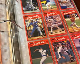 Going through boxes and boxes of collectible cards. 1000s of baseball, football, hockey, and more! Then placing them in acid free pockets, then  into binders. Takes a tremendous amount of time! Sure to be a treasure or two! 