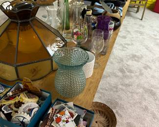 Every sale has a table of odds and ends! This is ours! LOL
