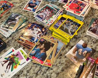 Going through boxes and boxes of collectible cards. 1000s of baseball, football, hockey, and more! Then placing them in acid free pockets, then  into binders. Takes a tremendous amount of time! Sure to be a treasure or two! 