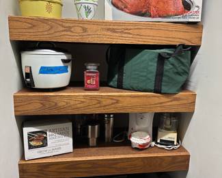 Lots small kitchen appliances and more! 