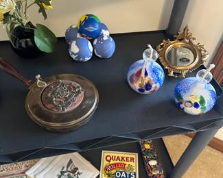 A small Vintage bed warmer  and more!
