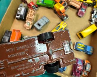 This box is filled with vintage Hot Wheels Cars!