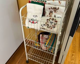 Numerous kitchen towels—in new or like new condition 