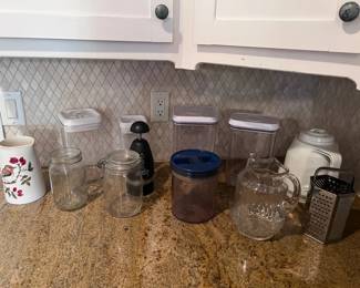 Canisters, Pitchers, Hand Chopper