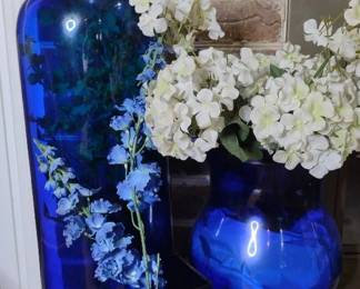 Large Cobalt Blue Vases