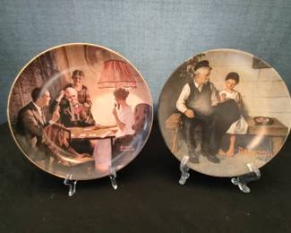 Norman Rockwell Plates