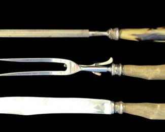 Remington Stag Handled Carving Set 