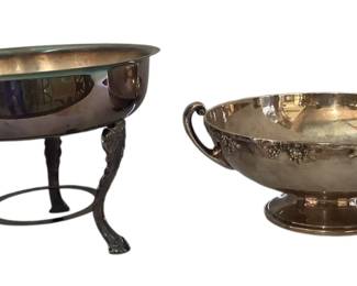 Silver Plate Chafing Dish Bowl 