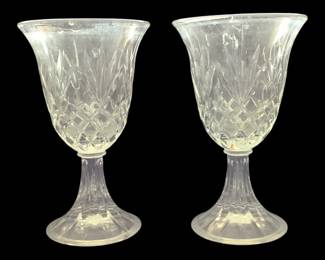 Cut Glass Wine Glasses 