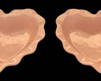 Heart Shaped Glass Bowls 