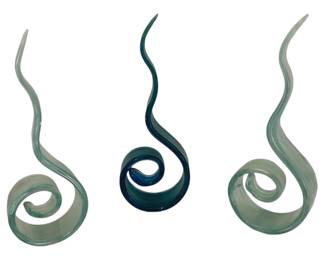 Hand Blown MidCentury Modern Glass Art 