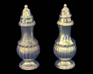 Silver Plate Salt Pepper Shakers 