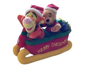 Disney Winnie Pooh Tigger Christmas Sleigh 