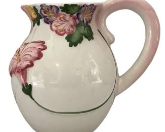 Hand Painted Portuguese Pitcher 