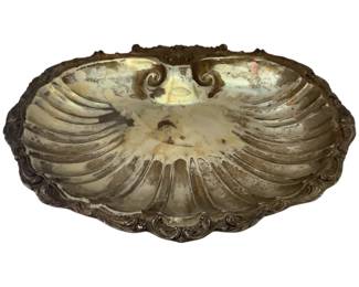 WAS Blackinton Silver Plate Oyster Bowl 