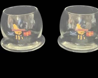 Mount Gay Rum Roundbottom Glasses 