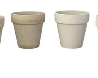 Spray Painted Terracotta Planters 