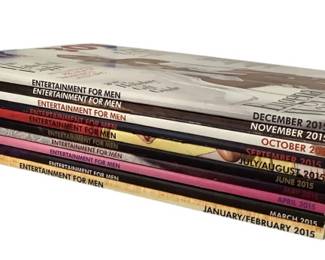 2015 Playboy Magazines Full Set 