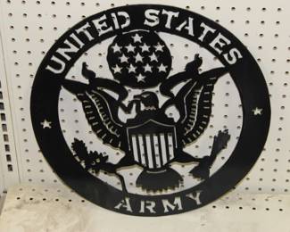 United States Army Metal Wall Hanging