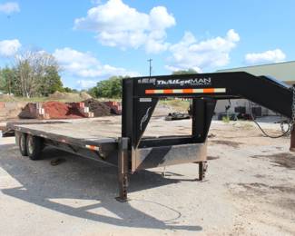 Fifth Wheel Flat Bed Trailer