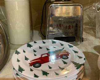 Christmas plates