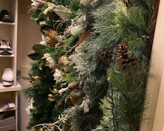 Lots of swags & greenery