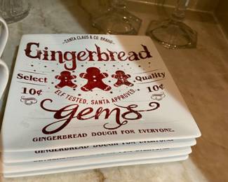 Gingerbread plates