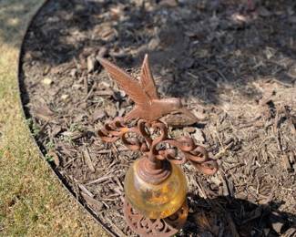 Hummingbird decor - outside