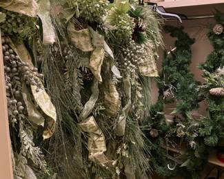 Lots of swags & greenery