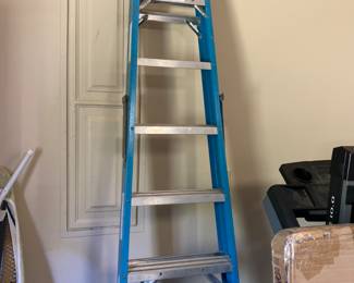 Ladder in garage