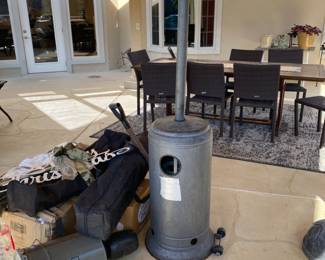 Outdoor heater & tents