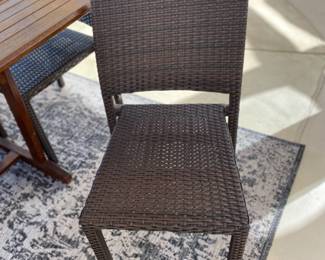 Chairs to dining table - outside