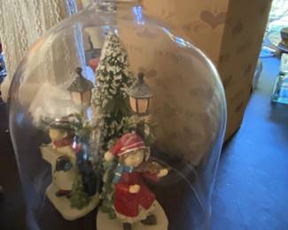 Carole’s under glass dome