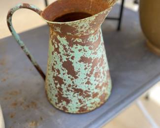 Vintage pitcher - outdoors