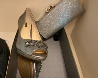 Shoes with matching bag