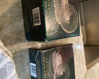 Lead crystal sets
