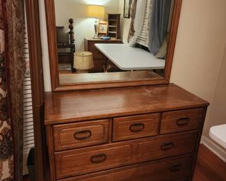 1960's dresser and mirror set