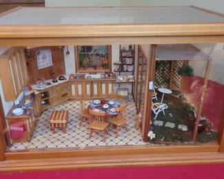 Miniature House Kitchen  Patio
