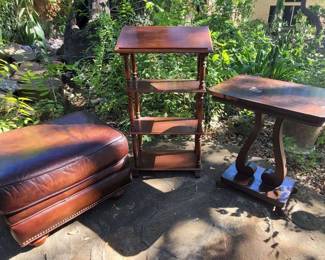 Lectern Side Table Ottoman