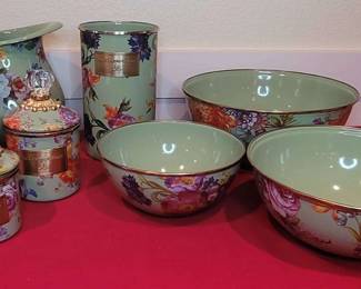 MacKenzieChilds Green Flower Market