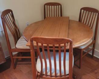 Sun Cabinet MCM Table Chairs